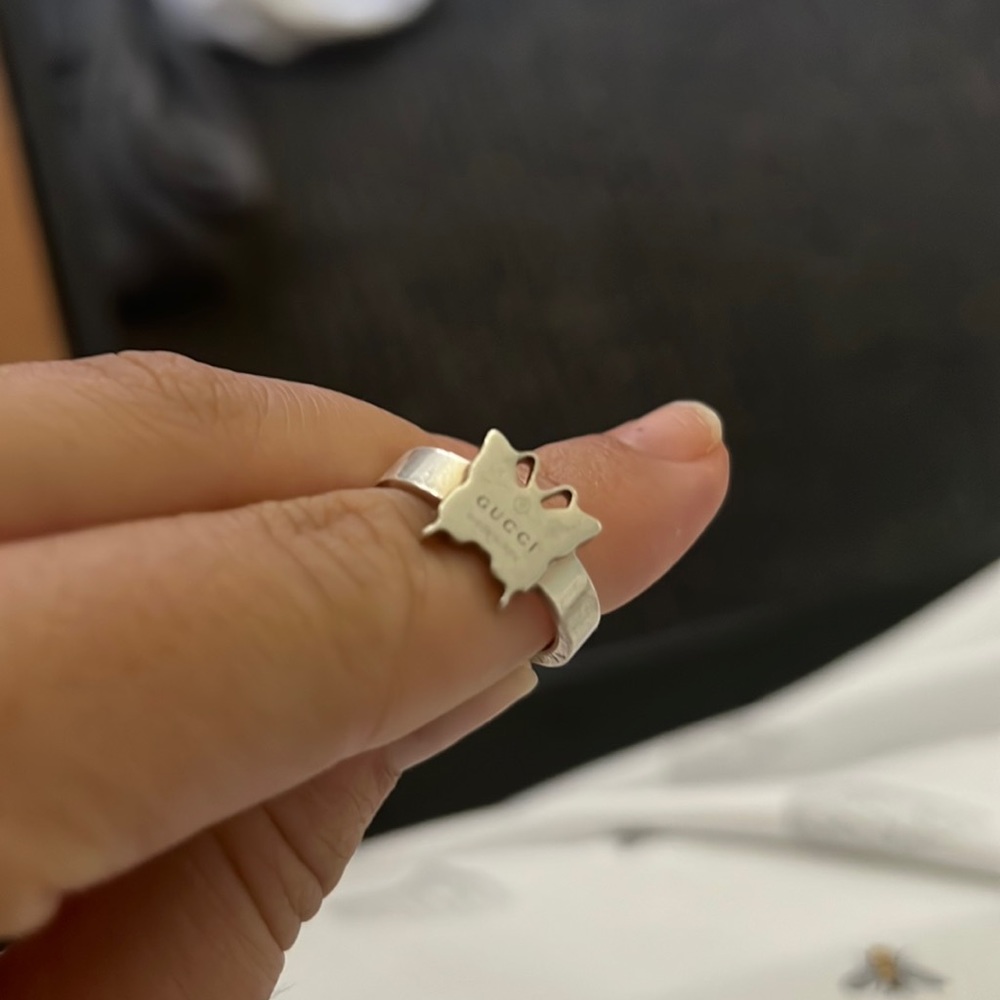 Gucci butterfly ring